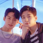 SEVENTEEN ミンギュ（左）、ウォヌ（右）