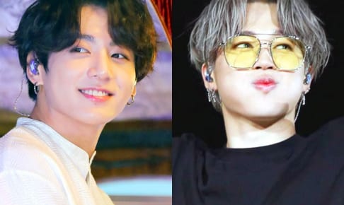 （左）BTS ジョングク（右）ジミン