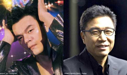 左：J.Y.Park 右：イ・スマン（SMエンターテイメントメインプロデューサー）