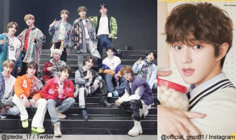 SEVENTEEN、Golden Child ジェヒョン（右）