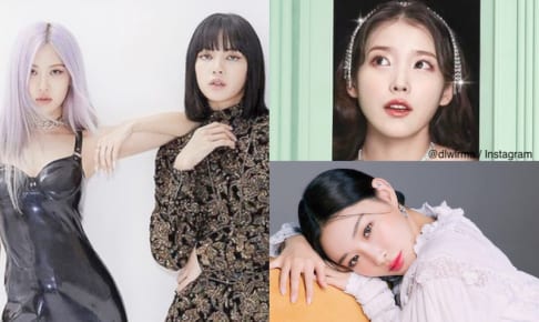 BLACKPINK ロゼ　リサ　IU チョンハ