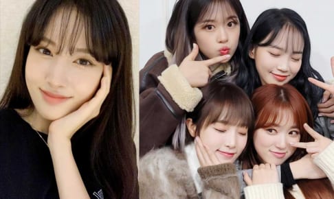 STAYC ユン、IZ*ONE ユジン、チェウォン、イェナ、奈子（右）