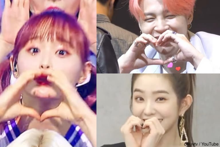 BTS、BLACKPINKらも挑戦！ 韓国で「かわいすぎる」と話題の「かみつきハート」ポーズって？ まちがえて覚えるアイドルや新しい「かみつきハート」を考案するアイドルも