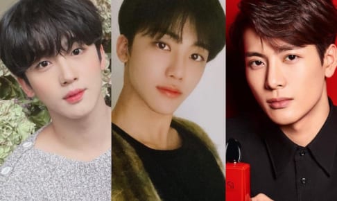 （左から）WEi キム・ヨハン、 NCT ジェミン、 GOT7 ジャクソン