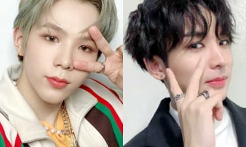 NCT ショウタロウ、PENTAGON ユウト（右）