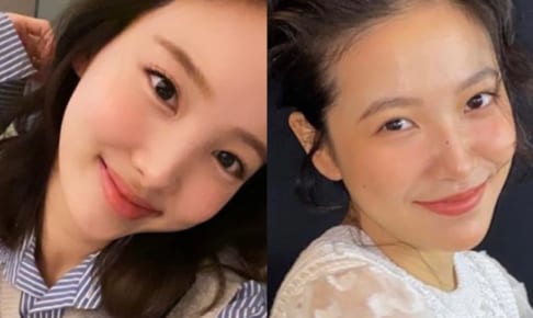 TWICE ナヨン（左）、Red Velvet イェリ（右）