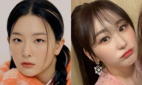 Red Velvet スルギ（左）、IZ*ONE チェヨン（右）
