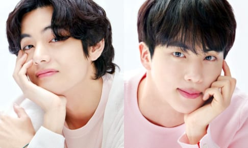 （左）BTS V（右）ジン