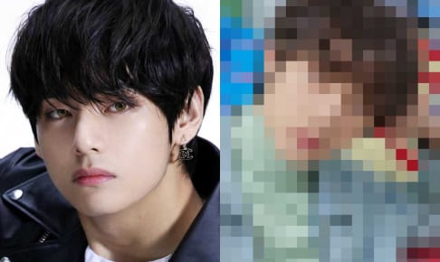 BTS V（左）TXT ボムギュ（右）