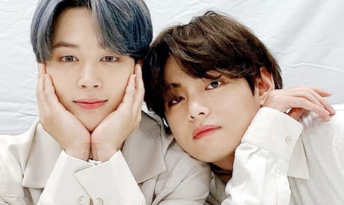 （左）BTS ジミン（右）V