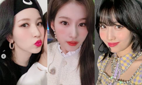 TWICEの日本人トリオ （左から）ミナ、サナ、モモ