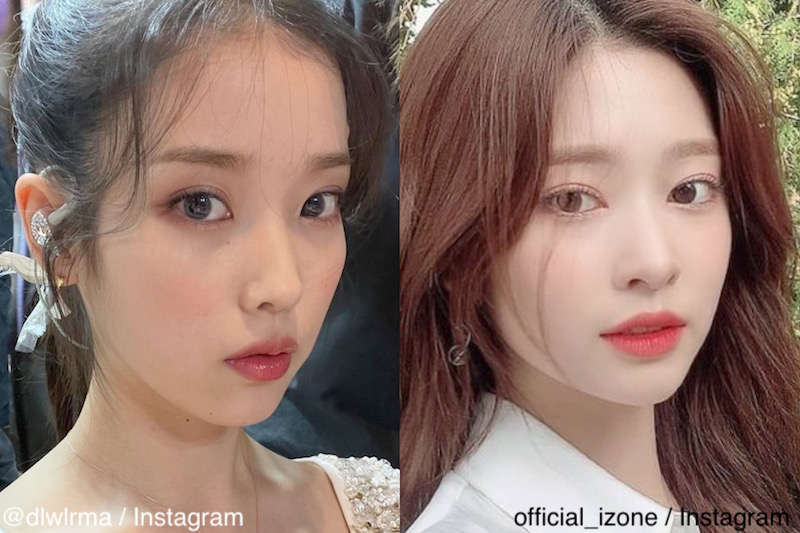 IU、IZ*ONE ミンジュ