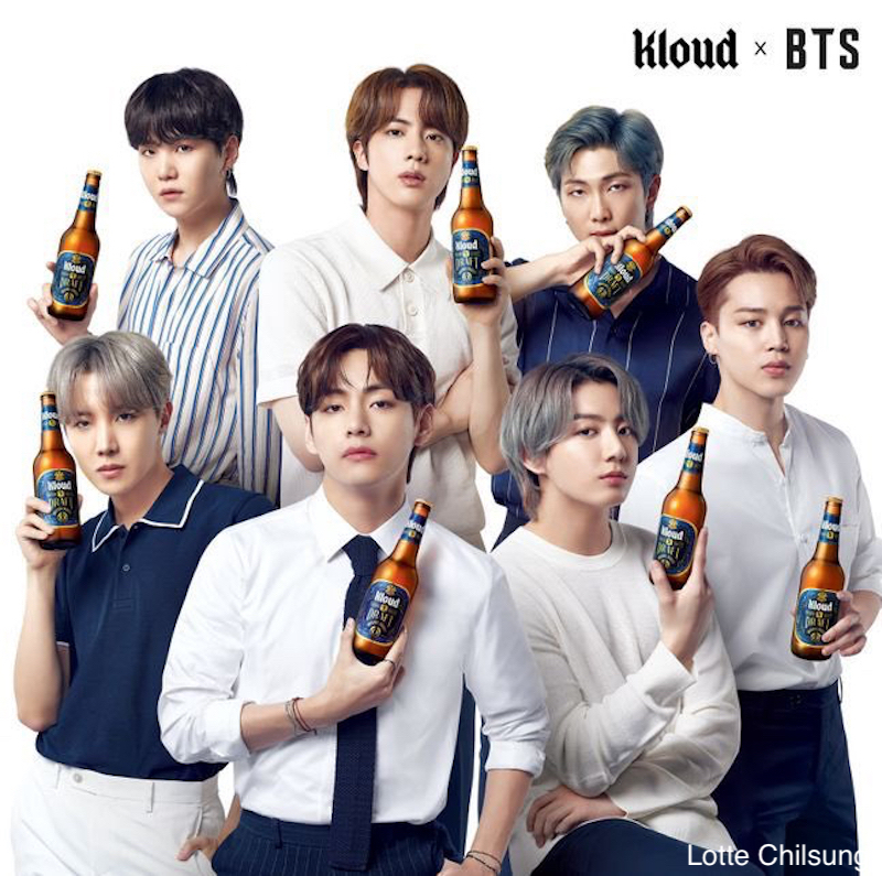 Btsが韓国のビール Kloudの新しいモデルに お酒の広告に初挑戦 少年から大人の男性に成長した魅力的なショットにarmy大興奮 Kpop Monster