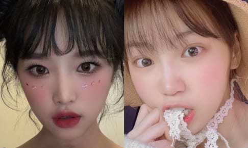 IZ*ONE イェナ（左）、チェウォン（右）