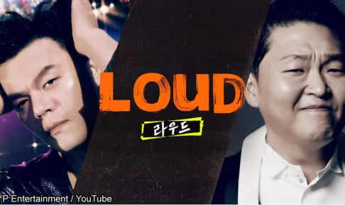 J.Y.Park、PSY（右）
