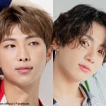 BTS RM（左）ジョングク（右）