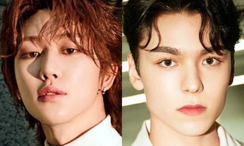 SEVENTEEN ディエイト（左）バーノン（右）