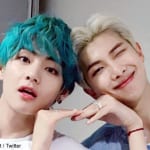 （左）BTS V（右）RM