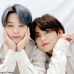 （左）BTS ジミン（右）V