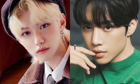Stray Kids フィリックス、THE BOYZ ソヌ（右）