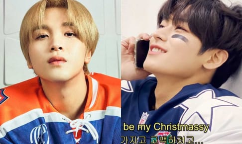NCT ヘチャン、THE BOYZ ジュヨン（右）