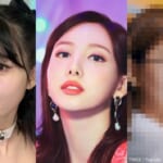 TWICE モモ（左）とナヨン（中央）とツウィのある姿（右）