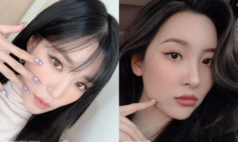 少女時代 ティファニー（左）、Wonder Girls出身 ソンミ（右）