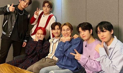 『KINGDOM』出演者たち（左からATEEZ ジョンホ、THE BOYZ　ヒョンジェ、iKON ドンヒョク、東方神起 チャンミン、BTOB ウングァン、Stray Kids スンミン、SF9 インソン）