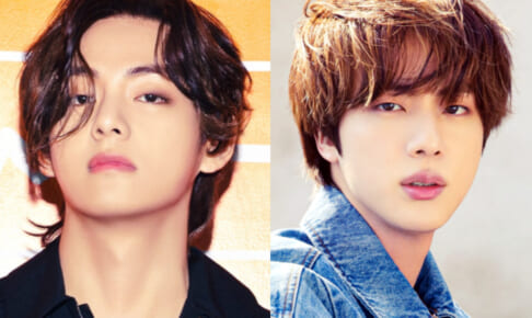 （左）BTS V（右）ジン