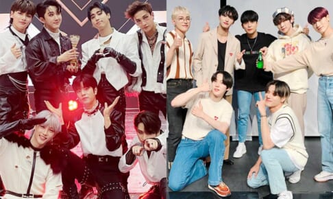 Stray Kids、ATEEZ（右）