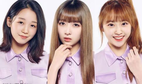 「Girls Planet 999」日本人参加者の（左から）江崎ひかる、伊藤美優、岸田莉里花