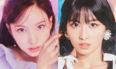（左）TWICE ナヨン（右）モモ