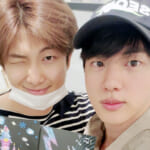 （左）BTS RM（右）ジン
