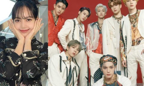 BLACKPINK リサ、NCT（右）