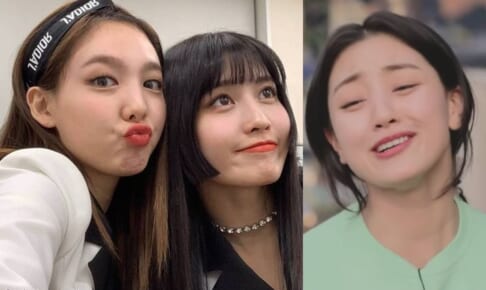 TWICE（左から） ナヨン、モモ、ジヒョ