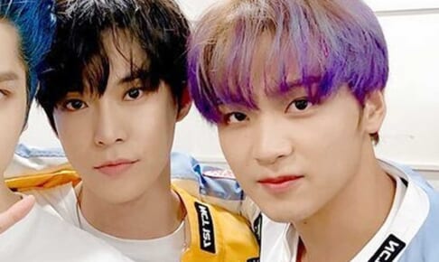 NCT ドヨン、ヘチャン（右）