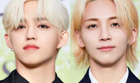（左）SEVENTEEN エスクプス（右）ジョンハン