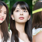 「Girls Planet 999」（左から）チョン・ジユン、川口ゆりな、ツァイ・ビーン