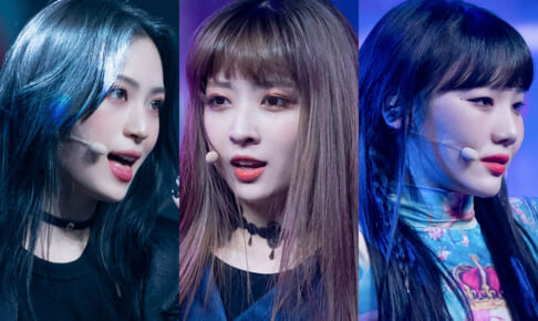 「Girls Planet 999」（左から）ユ・ダヨン、伊藤美優、シャ・イェン