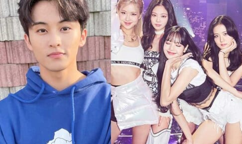 NCT マーク、BLACKPINK（右）