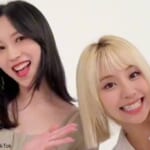 TWICE ミナ（左）、チェヨン（右）