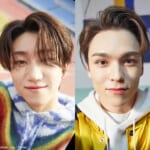 （左）SEVENTEEN ディエイト（右）バーノン