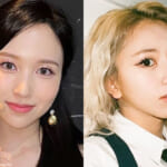 TWICE ミナ（左）、チェヨン（右）