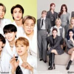 BTS（左）TWICE（右）