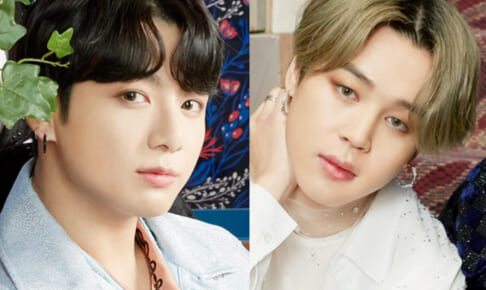 （左）BTS ジョングク（右）ジミン