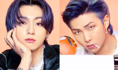 （左）BTS ジョングク（右）RM