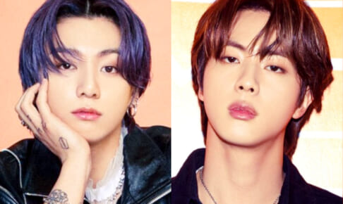 （左）BTS ジョングク（右）ジン