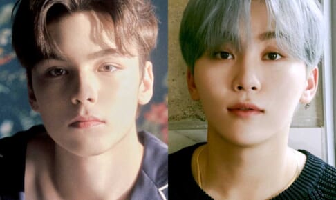 SEVENTEEN バーノン（左）スングァン（右）