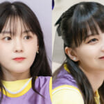 「Girls Planet 999」キム・チェヒョン（左）、川口ゆりな（右）