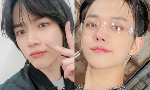 TXT ボムギュ、ヨンジュン（右）